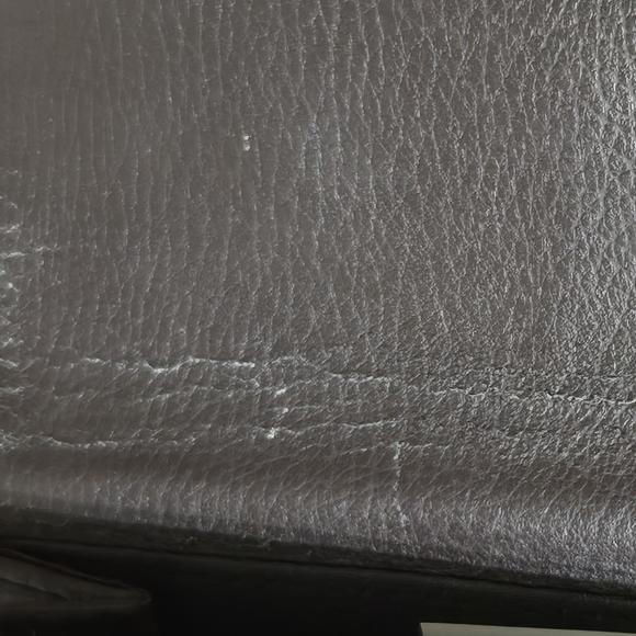 Vintage 2008 Fossil Brown Vinyl Crossbody Purse - Picture 7 of 15